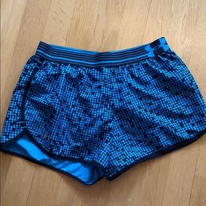 Under Armour Blue Running Shorts